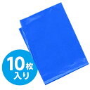 【10%OFF】 ホビー 図工・工作 【送料無料】 青 カラービニール袋(10枚組) 図工・工作 テレワーク 在宅 ホビー 退職 産休 ありがとう ホビー 図工...