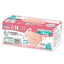 防災グッズ 立体不織布カラーマスク(三層構造)(50枚入)ピンク 防災グッズ 防災グッズ セット 防災訓練 販促品 防災グッズ 1500円 人気 1000円台 ...