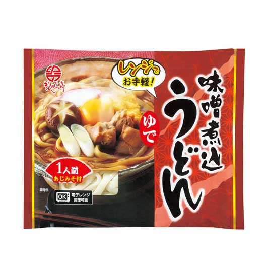 【クーポン有】 ギフト うどん 【送料無料】 【60個単位】レンジでお手軽うどん1人前 味噌煮込うどん うどん ギフト うどん 200円 人気 200円台 敬老...