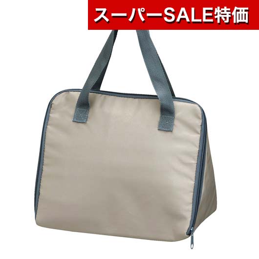 【クーポン有】【30%OFF】 販促品 保冷温バッグ 【あす楽】 プレント／保冷温デルタバッグ グレージュ 保冷温バッグ 即納 販促品 激安 保冷温バッグ 300円 人気 200円台 敬老会 プレゼント イベント セール sale
