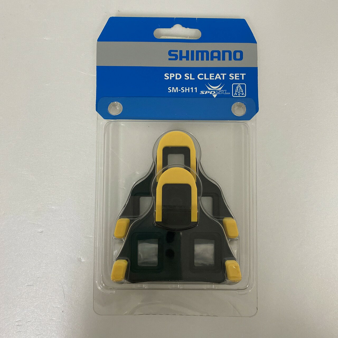 【未開封】SHIMANO SPD-SL クリートセット SM-SH11（固定モード／黄）