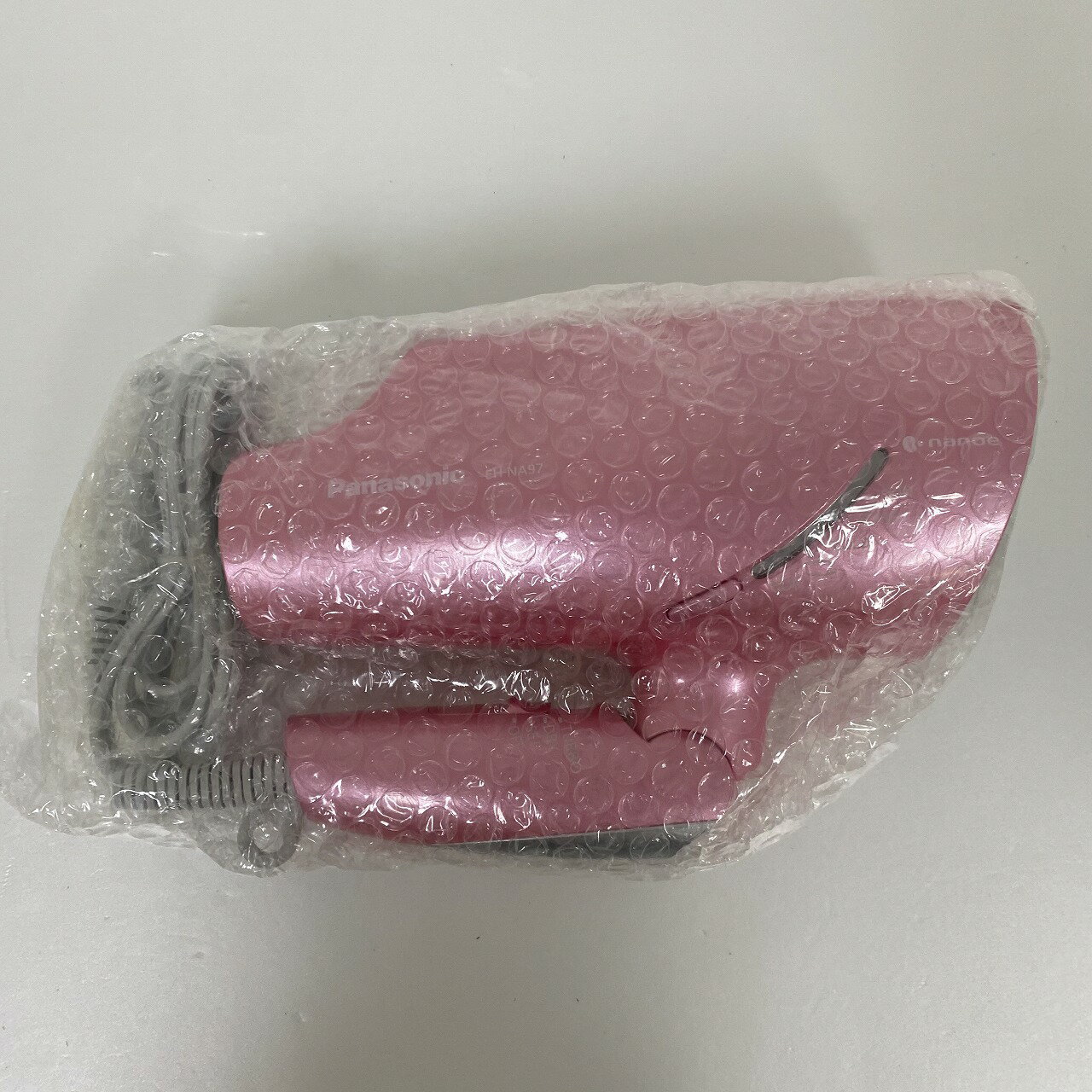 【中古】【美品】Panasonic ヘアードライヤー ナノケア EH-NA97-P + セットノズル EHNA93Z7557(ピンク)