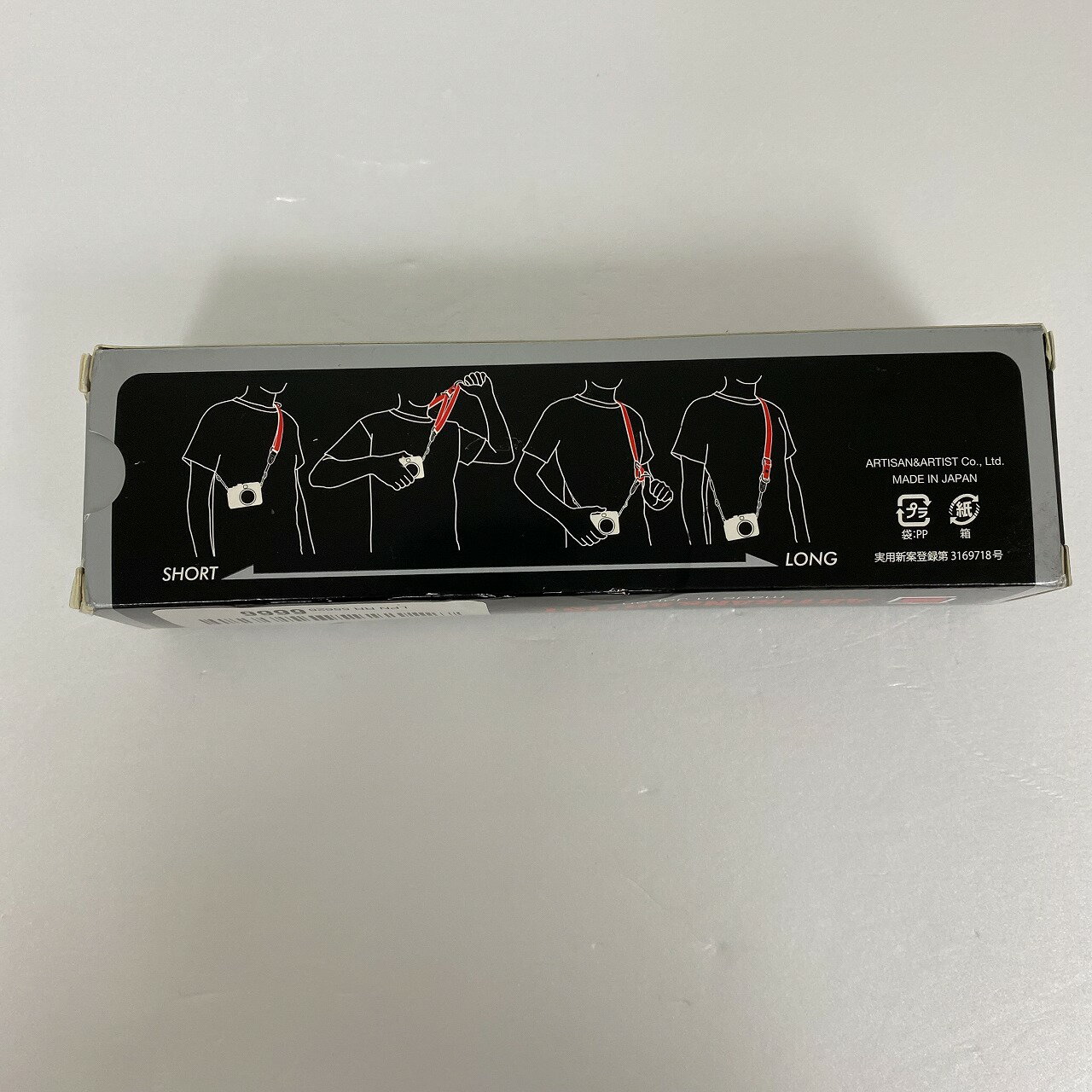 【未使用】ARTISAN&ARTIST ACAM-E38R カメラストラップ EASY SLIDER（ブラック）