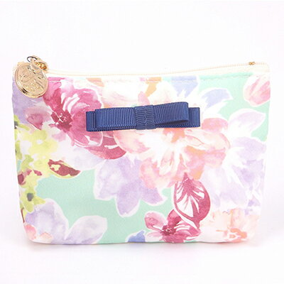 【Fedele フェデール 】 RAVISSANT ティッシュポーチ ミント グリーン 花柄 【メール便OK】?1000円 買い回り マラソン用 ポイント消化