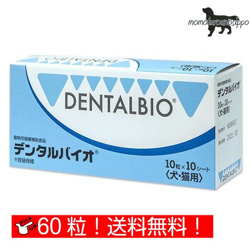 デンタルバイオ 10粒×6シート 共立製薬 犬猫用 送料無料（ポスト投函便）