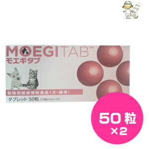 モエギタブ 50粒（10粒×5シート）×2 共立製薬　犬猫用　【メール便なら送料無料】