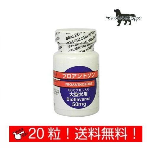 共立製薬 プロアントゾン 50mg 大型犬用 お試し 20カプセル 送料無料（ポスト投函便）