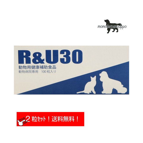 R&U30 2粒 犬猫用 体重10kg〜20kg 1日2粒 1日分お試し 共立製薬 皮膚 脱毛 健康補助食品