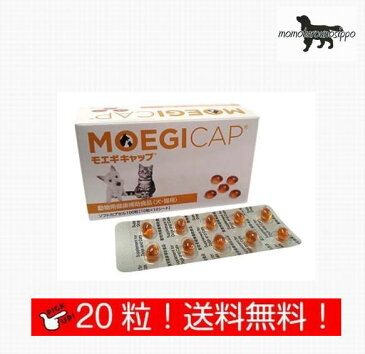 共立製薬 モエギキャップ ソフトカプセル 犬用 お試し 体重20kg～30kg以上 1日2粒10日分 (10粒×2シート) 送料無料（ポスト投函便）