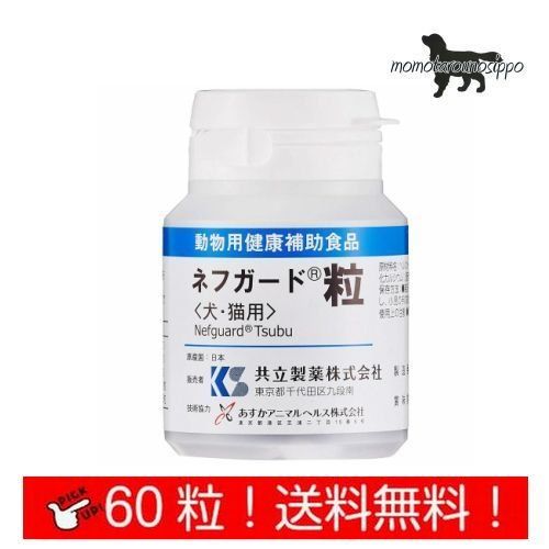 共立製薬 ネフガード粒 犬猫用 お試し60粒 送料無料（ポスト投函便）のサムネイル
