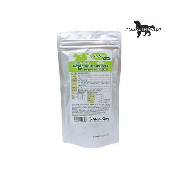 メニワン ベジタブルサポート ドクタープラス ファイバーパウダー 腸用 犬用 200g※お一人様2個まで！送料無料