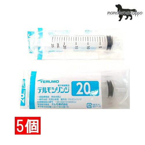 テルモ (TERUMO) ディスポシリンジ 針無20ml 横口 5本 (ss-20ESZ) 送料無料（ポスト投函便）