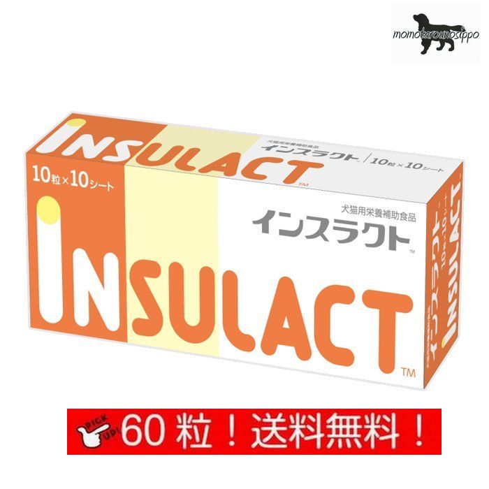 インスラクト 犬猫用 お試し 60粒（10粒×6シート）日本全薬工業 送料無料（ポスト投函便）