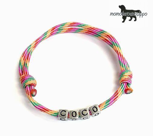 PARACORD TAG パラシュートコード ネームタグ（カラー：A スカイブルー）ソフトチ...
