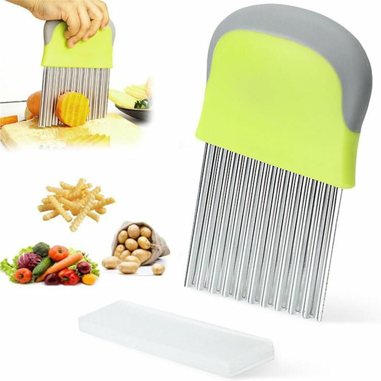 新作！波型カッター ポテトカッター ナイフ 波型 包丁 飾り切り フランス風 フライドポテトに ベトナム..