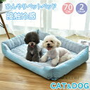 ペットベッド 夏用 犬用 猫用 ペットマット 接触涼感 犬ベッド ペット ベッド ひんやり 洗える 犬マット 涼感マット 可愛い クッション 耐噛み 猫ベッド 通気性いい 猫用 小型犬用 大型犬用 寝床 暑さ対策 ペット用品 ワンちゃん、ネコちゃんの夏バテ対策、熱中症予防に!