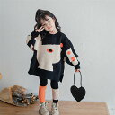子供服 女の子 秋 冬 ボトムス キッズ ニット セーター ブラック トップス ボトムス お出かけ 大人気 秋着 冬着 通学着 ガールズ 長袖 セーター 長ズボン レジャー おしゃれ 子ども服 子ども