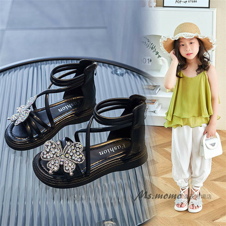 サンダル キッズ 靴 ビーチサンダル ジュニア 夏物 女の子 子ども キッズシューズ ソフトの底 リボン軽..