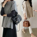 ニットベスト レディース 40代 秋冬 ベストセーター 無地...