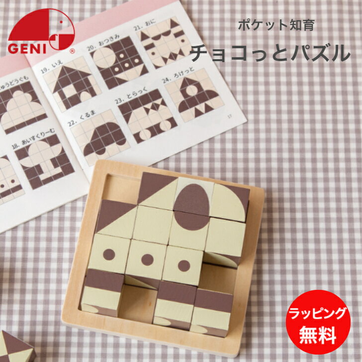 チョコっとパズル ポケット知育 Chocotto Puzzle チョコっとパズル エドインター ジェニ 木のパズル 知育玩具 脳トレパズル 3才 木のおもちゃ新生児 乳児 子供 子ども こども キッズ ベビー 赤ちゃん 男の子 女の子 孫 まご 保育園 幼稚園