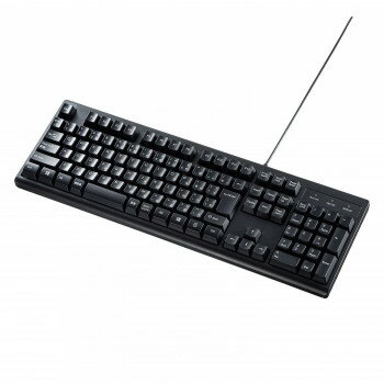 【タイムセール ポイント5倍】 サンワサプライ 日本語109キーボード ブラック SKB-109UBK
