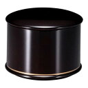【タイムセール ポイント5倍】 福井クラフト TA縁高飯器黒金ライン(内黒)(蓋親) 39861090