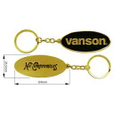 【タイムセール ポイント5倍】 VANSON キーホルダー ゴールド