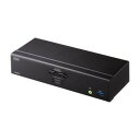 【タイムセール ポイント5倍】 サンワサプライ 4K対応HDMIパソコン自動切替器(2:1) SW-KVM2U3HD