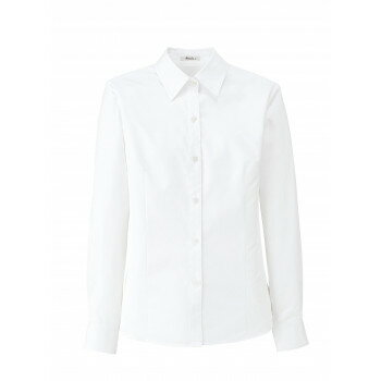 【4/13タイムセール！ポイント6倍】 ボンマックス RB4157 長袖ブラウス ホワイト (15) サイズ:15G BONOFFICE