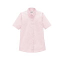 【タイムセール ポイント5倍】 ボンマックス FB4050L レディスレギュラーカラー半袖ブラウス ピンク (9) サイズ:13G FACEMIX