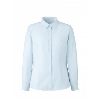 【5/17タイムセール！P6倍】 ボンマックス RB4169 長袖ブラウス ブルー (6) サイズ:5G BONOFFICE