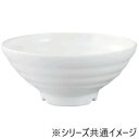 【5/5は! ポイント9倍】 福井クラフト メラミンφ22.2福寿太ロクロ目麺鉢白グロス 51025710