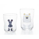 【タイムセール ポイント5倍】 tupera tupera×つよいこグラス つよいこグラスS&Mセット しろくまのパンツ 130ml/185ml S-6351