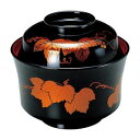 (食洗機対応)3.6寸天竜寺椀 一分溜ツタ(内黒) 33601150