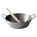 【5/5は! ポイント9倍】 ダンチュウ 鉄天ぷら鍋26cm(粉箸付) DA-32