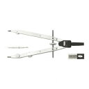 【タイムセール ポイント5倍】 KD型製図器 QB 穂替コンパス 2本組 1-730-7404(3)