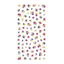 【タイムセール ポイント5倍】 ツメキラ ネイルシール noble ドライフラワーと金箔1 NO-DFG-101(ジェル専用)