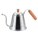 【タイムセール ポイント5倍】 カフェタイム 木柄ドリップポット 1.0L SH7090