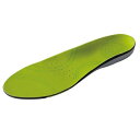 【タイムセール ポイント5倍】 喜多 スーパーインソール3DFIT フリー(24.0~28.0cm) ライムグリーン No7990