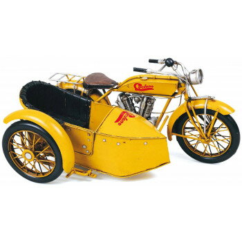 【5/10 ポイント9倍】 ブリキのおもちゃ(side car yellow) 27527 【5/10 ポイント9倍】 ブリキのおもちゃ(side car yellow) 27527