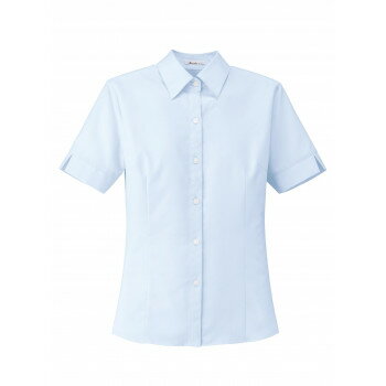 【4/30は！ ポイント8倍】 ボンマックス RB4551 半袖ブラウス ブルー (6) サイズ:11G BONOFFICE