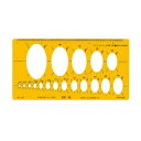 【タイムセール ポイント5倍】 製図用 テンプレート NO605・1-843-0605(3)