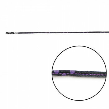 【5/15は！ポイント10倍】 メガネチェーン FK-27 ブラック/バイオレット 050259