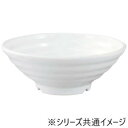 【5/5は! ポイント9倍】 福井クラフト メラミンφ17.5福寿太ロクロ目麺鉢白グロス 51025690