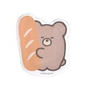 【タイムセール ポイント5倍】 ピージーデザイン ころまるさんアクリルマグネット(ころまるさんアクリルマグネット) マロンとフランスパン