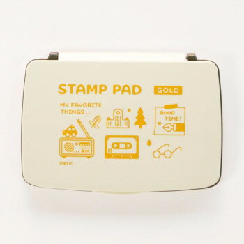 【5/10 ポイント9倍】 eric STAMP PAD スタンプパッド ゴールド SPE-G22 【5/10 ポイント9倍】 eric STAMP PAD スタンプパッド ゴールド SPE-G22