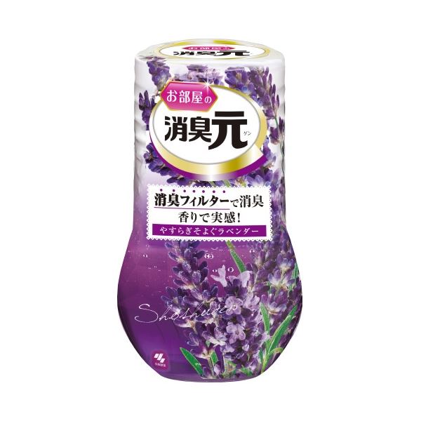 （まとめ）小林製薬 お部屋の消臭元 ラベンダー400mL（×5セット）