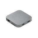 【タイムセール ポイント5倍】 サンワダイレクトモバイルドッキングステーション 8in1 巻き取り式 USB Type-C PD対応100W HDMI VGA ...