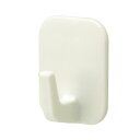 【タイムセール ポイント5倍】 (2個セット) レック あったメルトフック ホワイト 角 H-660(壁面 収納 不燃性 熱 接着剤 引っ掛け コンクリート 外...