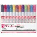 【タイムセール ポイント5倍】 (まとめ)寺西化学工業 マジックインキ M500C-12 細書 12色セット(×3セット)(3)